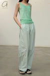 BASERANGE Trousers Portugal BAS-TRHU-CO-SU24-KAL MINT TRHU-CO-SP24
